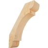 Ekena Millwork BRC06X18X24OLY00RDF 6"W x 18"D x 24"H Olympic Rough Sawn Knee Brace, Douglas Fir view 1