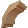 Ekena Millwork BRC04X06X06OLY00RDF 4"W x 6"D x 6"H Olympic Rough Sawn Knee Brace, Douglas Fir view 1