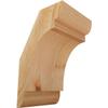 Ekena Millwork BRC06X06X10OLY00RDF 6"W x 6"D x 10"H Olympic Rough Sawn Knee Brace, Douglas Fir view 1