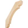 Ekena Millwork BRC04X24X30OLY00RDF 4"W x 24"D x 30"H Olympic Rough Sawn Knee Brace, Douglas Fir view 1