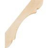 Ekena Millwork BRC04X24X30OLY00RDF 4"W x 24"D x 30"H Olympic Rough Sawn Knee Brace, Douglas Fir view 3