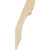 Ekena Millwork BRC04X08X20OLY00RDF 4"W x 8"D x 20"H Olympic Rough Sawn Knee Brace, Douglas Fir view 3