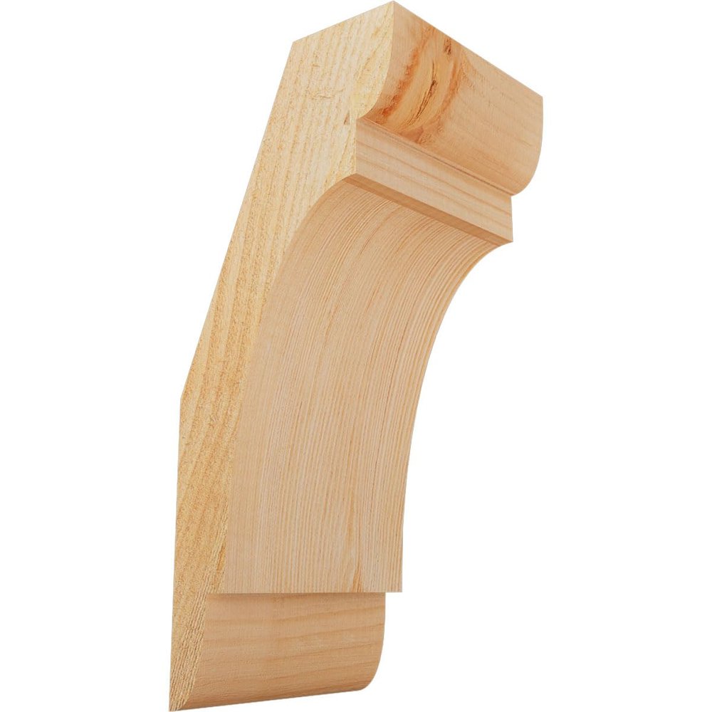 Ekena Millwork BRC06X06X14OLY00RDF 6"W x 6"D x 14"H Olympic Rough Sawn Knee Brace, Douglas Fir