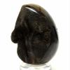 96mm Septarian Dragon Stone Egg UV Reactive Natural Druzy Mineral Cluster Aragonite Calcite Crystal Polished Stone Egg - Madagascar + Stand view 2