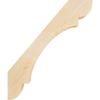 Ekena Millwork BRC04X34X40OLY00RDF 4"W x 34"D x 40"H Olympic Rough Sawn Knee Brace, Douglas Fir view 3