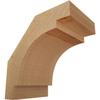 Ekena Millwork BRC04X06X06MRC00RDF 4"W x 6"D x 6"H Merced Rough Sawn Knee Brace, Douglas Fir view 1