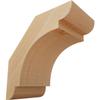 Ekena Millwork BRC04X06X06OLY00SDF 3 1/2"W x 6"D x 6"H Olympic Smooth Knee Brace, Douglas Fir view 1