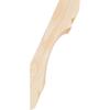 Ekena Millwork BRC06X10X22OLY00RDF 6"W x 10"D x 22"H Olympic Rough Sawn Knee Brace, Douglas Fir view 3