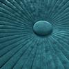 SIMPLIHOME Grafton Round Pouf - 20 inch Wide Upholstered Velvet Ottoman in Teal, Transitional Button-Tufted Footstool or Extra Seating for Living Room or Bedroom with Polystyrene Filling, Assembled view 4