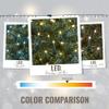 Aurio 200 LED Christmas Lights Indoor Outdoor, 34.1ft Mini Warm White Christmas Lights on Green Wire for Xmas Dcor view 4