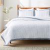 Bedsure White Quilts King Size - King Quilt Bedding Set Bedspread Coverlet, Lightweight Corduroy Pattern Bedspread, 3-Piece Set with 106"x96" Coverlet & 2 Pillow Shams, All-Season Soft Microfiber view 1