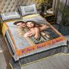 Tmalltide Customized Throw Blankets with Picture and Text Personalized Flannel Throw Blanket with Photo for Pets, Famliy, Friends, Lover on New Year Birthday Christmas Anniversary view 2