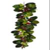 60" Pine Cone/Holly/Berry Garland view 2