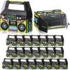 Zonon 24 Pcs 80s Party Favors Boxes 90s Novelty Boom Box Party Decoration Gift Treat Goodie Candy for Retro Radio Hip Hop Theme Table Centerpieces 4.8 x 2.4 x 5.2 Inch(90s) view 1