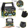 Zonon 24 Pcs 80s Party Favors Boxes 90s Novelty Boom Box Party Decoration Gift Treat Goodie Candy for Retro Radio Hip Hop Theme Table Centerpieces 4.8 x 2.4 x 5.2 Inch(90s) view 2