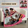 Tmalltide Customized Throw Blankets with Picture and Text Personalized Flannel Throw Blanket with Photo for Pets, Famliy, Friends, Lover on New Year Birthday Christmas Anniversary view 3