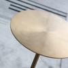 QQWW Side Table Small Space Coffee Table Metal,Marble Base Sofa Table Small Coffee Table,Premium Round Coffee Table Perfect Furniture (Color : White) view 3