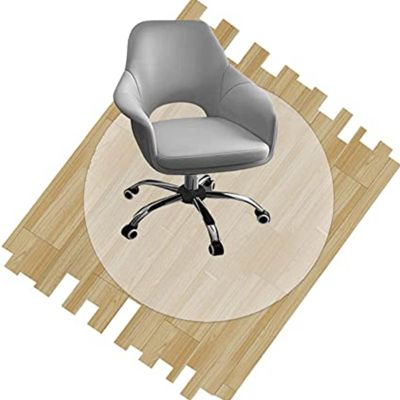 DXZ-Design Transparent Wooden Floor Mat Scratch-Resistant, Kitchen Dining Table PVC Protection Pad Oil-Resistant, Clear Carpet Protector Non-Slip (Size : Dia.28 Inches/Diameter 70cm)
