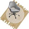 DXZ-Design Transparent Wooden Floor Mat Scratch-Resistant, Kitchen Dining Table PVC Protection Pad Oil-Resistant, Clear Carpet Protector Non-Slip (Size : Dia.28 Inches/Diameter 70cm) view 1