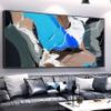100% Hand-Painted Original Oil Painting Abstract Canvas Wall Art Abstract Artwork for Bathroom Wall Art Living Room Wall Art Painting large wall art Gifts for Boys 60*30in Unframed view 3