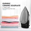 AEMEGO Steam Iron for Clothes Portable Anti Drip Clothes Iron Steam with Non Stick Ceramic Soleplate Auto-Off Self-Cleaning Function Travel Iron with Visible Water Tank for Home (1700W Black) view 4