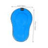 Cabilock 2pcs Portable Squatting Toilet Pans Lightweight Toilets for Outdoor Workers Easy to Carry for Construction Sites and Camping view 2