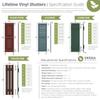 3" Lifetime Vinyl Painted Screws, Forest Green (6/Bag) view 3