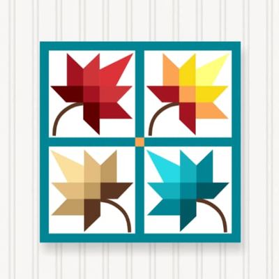 BARN QUILT Block Outdoor Square BQ008-02 | 6 SIZES | Outside Pattern | Wall Art | Yard Art | Barn Quilt Sign | Farm Quilt Design (23.5" x 23.5" 1 sided)