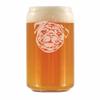 Bevvee Happy Pug Beer Can Pint Glass - Fun Dog Themed Decor and Gifts for Moms & Dads of Pugs - 16 oz Glasses view 1