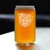 Bevvee Happy Pug Beer Can Pint Glass - Fun Dog Themed Decor and Gifts for Moms & Dads of Pugs - 16 oz Glasses view 2