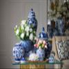 A&B Home AV69766-DS Aline 18 X 10 inch Vase, Blue & White, Porcelain view 4