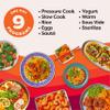 Instant Pot, 6-Quart Whisper Quiet 9-in-1 Electric Pressure Cooker, Slow Rice Steamer, Saut, Yogurt Maker, Warmer & Sterilizer, Free App with 800+ Recipes, Stainless Steel view 2