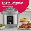 Instant Pot, 6-Quart Whisper Quiet 9-in-1 Electric Pressure Cooker, Slow Rice Steamer, Saut, Yogurt Maker, Warmer & Sterilizer, Free App with 800+ Recipes, Stainless Steel view 3
