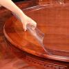 DXZ-Design Transparent Plastic Wooden Floor Protector, Kitchen PVC Protection Pad, Non-Slip Clear Carpet Mat (Size : Dia.24 Inches/Diameter 60cm) view 3