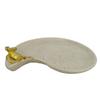 YHHRESINKING Resin Sea Turtle Mother and Baby Tray, Beach, Bathroom Accessory,Ocean Theme Sea Turtle Family Bathroom Decor,Coastal Decor (Loyal Gold) view 1