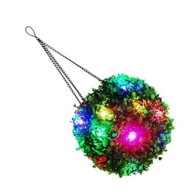 Solar Grass Ball Light Solar Light Creative Led Led Hanging Lamp for Garden Decorative Garden Hanging Lamp Pendant