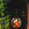 Solar Grass Ball Light Solar Light Creative Led Led Hanging Lamp for Garden Decorative Garden Hanging Lamp Pendant view 2