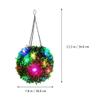 Solar Grass Ball Light Solar Light Creative Led Led Hanging Lamp for Garden Decorative Garden Hanging Lamp Pendant view 4