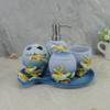 YHHRESINKING Resin Sea Turtle Mother and Baby Tray, Beach, Bathroom Accessory,Ocean Theme Sea Turtle Family Bathroom Decor,Coastal Decor (Ocean Blue) view 4