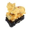 Feng Shui Import Big Golden Tiger on Coins Statue for Year of The Tiger view 3
