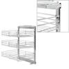 3-Tier Pull-Out Wire Baskets with Sliding Runners, Kitchen Cabinet Rack Sliding Storage Baskets, Cupboard Organizer/Storage Racks 18.5" x 13.8" x 22" view 1