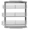 3-Tier Pull-Out Wire Baskets with Sliding Runners, Kitchen Cabinet Rack Sliding Storage Baskets, Cupboard Organizer/Storage Racks 18.5" x 13.8" x 22" view 3