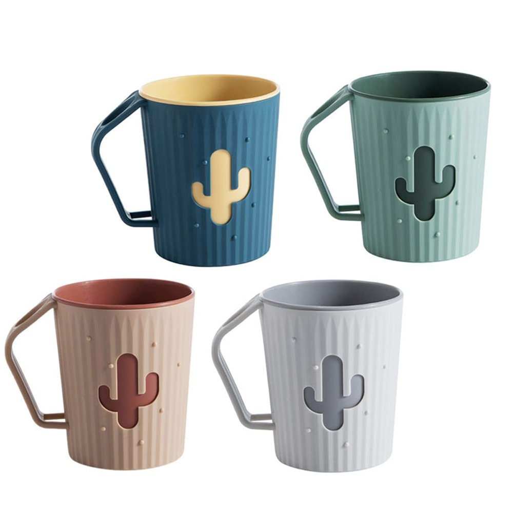 4pcs Toothbrush Cup Travel Toothbrush Carrier Cups Toothbrush Holder Toothbrush Toothpaste Organizer Toothbrush Toothpaste Cup Milk Mug Lovers Plastic Wine Glass Household