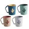 4pcs Toothbrush Cup Travel Toothbrush Carrier Cups Toothbrush Holder Toothbrush Toothpaste Organizer Toothbrush Toothpaste Cup Milk Mug Lovers Plastic Wine Glass Household view 1