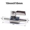 Home life 7mm 8mm 10mm 12mm Hose Mini Sanitary Ball Valve Homebrew Beer SUS 304 Stainless Steel With Blue Hanlde Home brew (Color : Stainless steel10X10, Size : 5 pcs) view 2