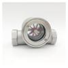 Brewing equipment 3/8" 1/2" 3/4" 1" -2" BSP Female Window Sight Glass Flow Indicator With Impeller 304 Stainless Steel Water Oil Brewing kit (Thread Specification : 2") view 1