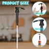 Zopeal 8 Pieces Coffee Syrup Pump Dispenser Fits 750ml/25.4oz Bottles, Skinny Syrup Pump for Coffee Flavoring, Creamers, Caramel, Beverages, Kitchen Cafe Bar Drinking Mixes Food Dispenser(Black) view 2
