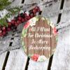 Designsify Christmas Tree Decoration, All I Want for Christmas is More Beekeeping, Circle Ornament B, Gifts for Birthday Anniversary Valentines Mom Mothers Fathers Day Party, to Men Women Him view 3