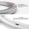 12 Inch Lazy Susan Bearing Hardware For Kitchen Dining Table Swivel Base Smooth Swivel Plate 360 Degree Rotating Heavy Duty Aluminium Alloy Rotating Bearing Turntable For Heavy Loads view 4