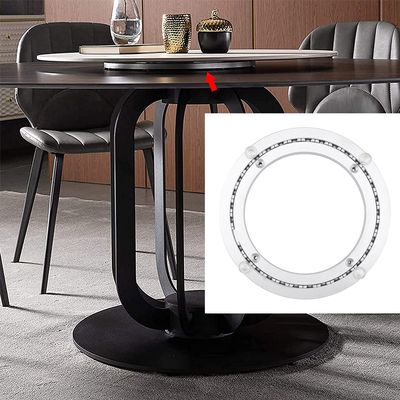 12 Inch Lazy Susan Bearing Hardware For Kitchen Dining Table Swivel Base Smooth Swivel Plate 360 Degree Rotating Heavy Duty Aluminium Alloy Rotating Bearing Turntable For Heavy Loads